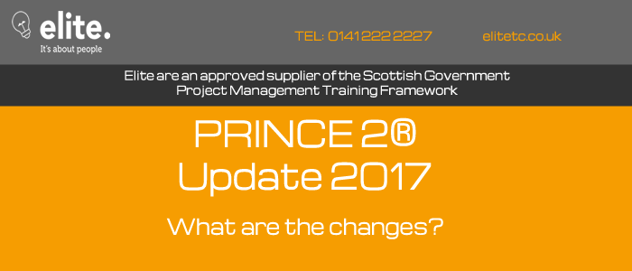 PRINCE2 Update 2017 - what are the changes